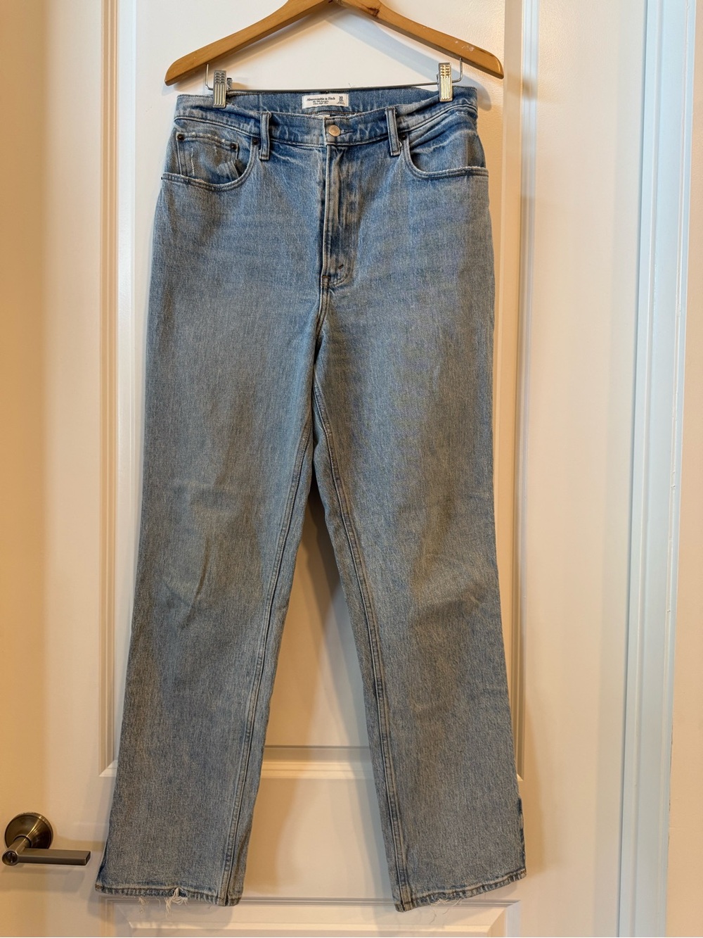 Abercrombie & Fitch Light Blue Straight Leg Jeans